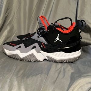 Nike Air Jordan Westbrook One Take CJ0780-001 Black Cement Grey Red size 13